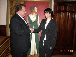 Mr. Philip Voorhees and V.P. Flores